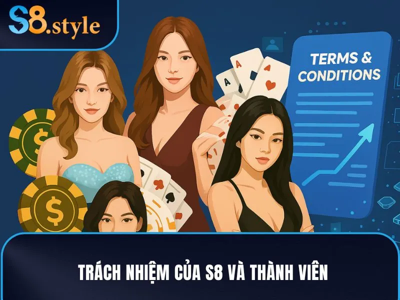 Trách nhiệm của S8 và thành viên trong điều khoản điều kiện